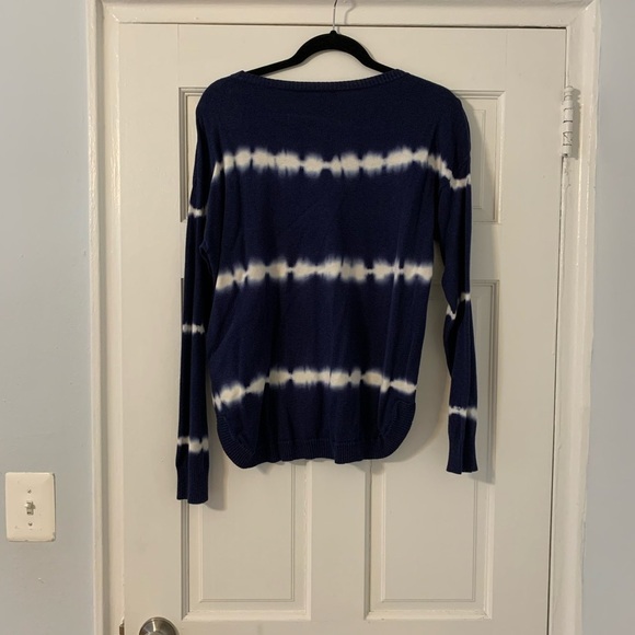 Chaps Tie Dye Crewneck Sweater - Picture 5 of 6